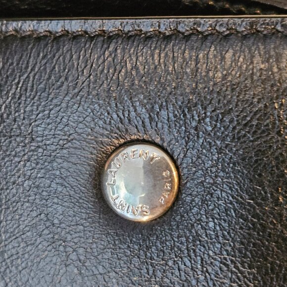 RIVE GAUCHE large tote bag in smooth leather - Picture 6 of 11